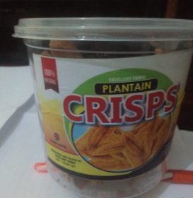 Plantain crisps for volatile regions.